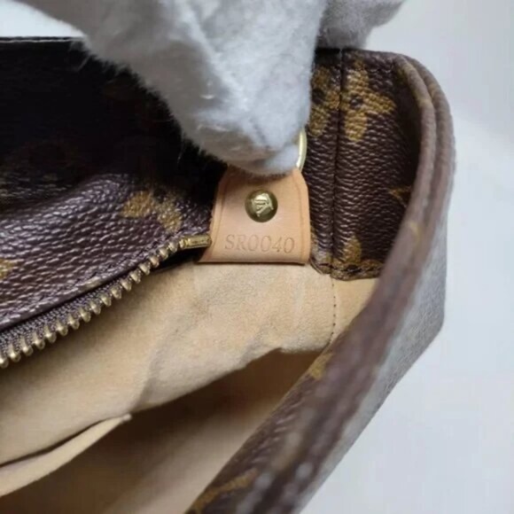 100% Authentic Louis Vuitton Luco Brown Monogram Tote Bag - Picture 9 of 9